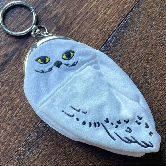Vera Bradley Harry Potter Hedwig Bag Charm Coin Purse Forbidden Forest Key Chain - Picture 2 of 16